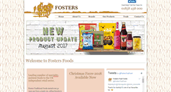 Desktop Screenshot of fosters-foods.co.uk